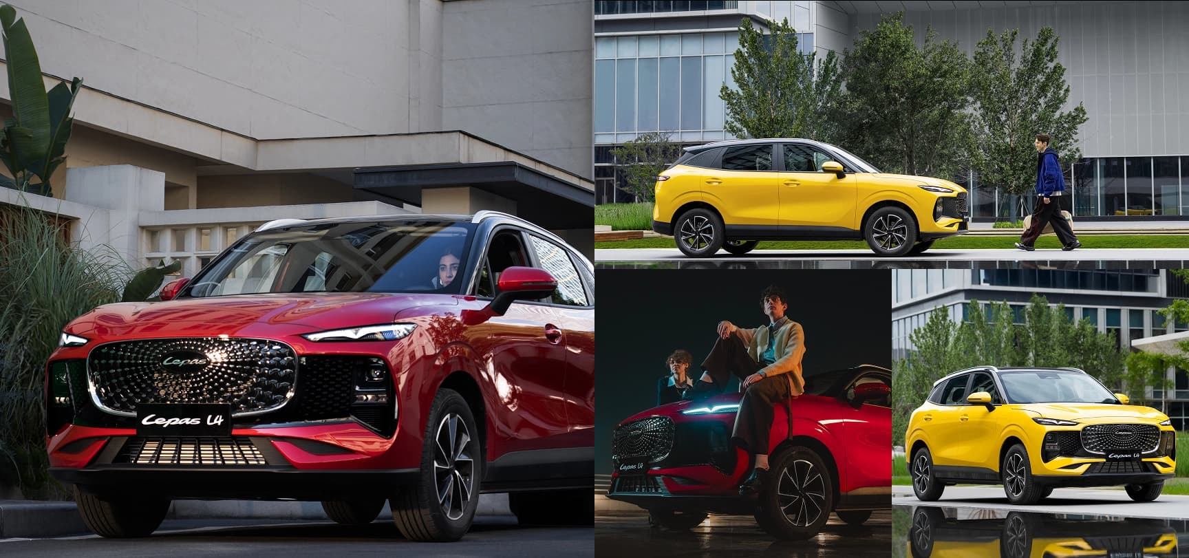 Lepas L4 smart SUV in everyday driving and lifestyle scenes