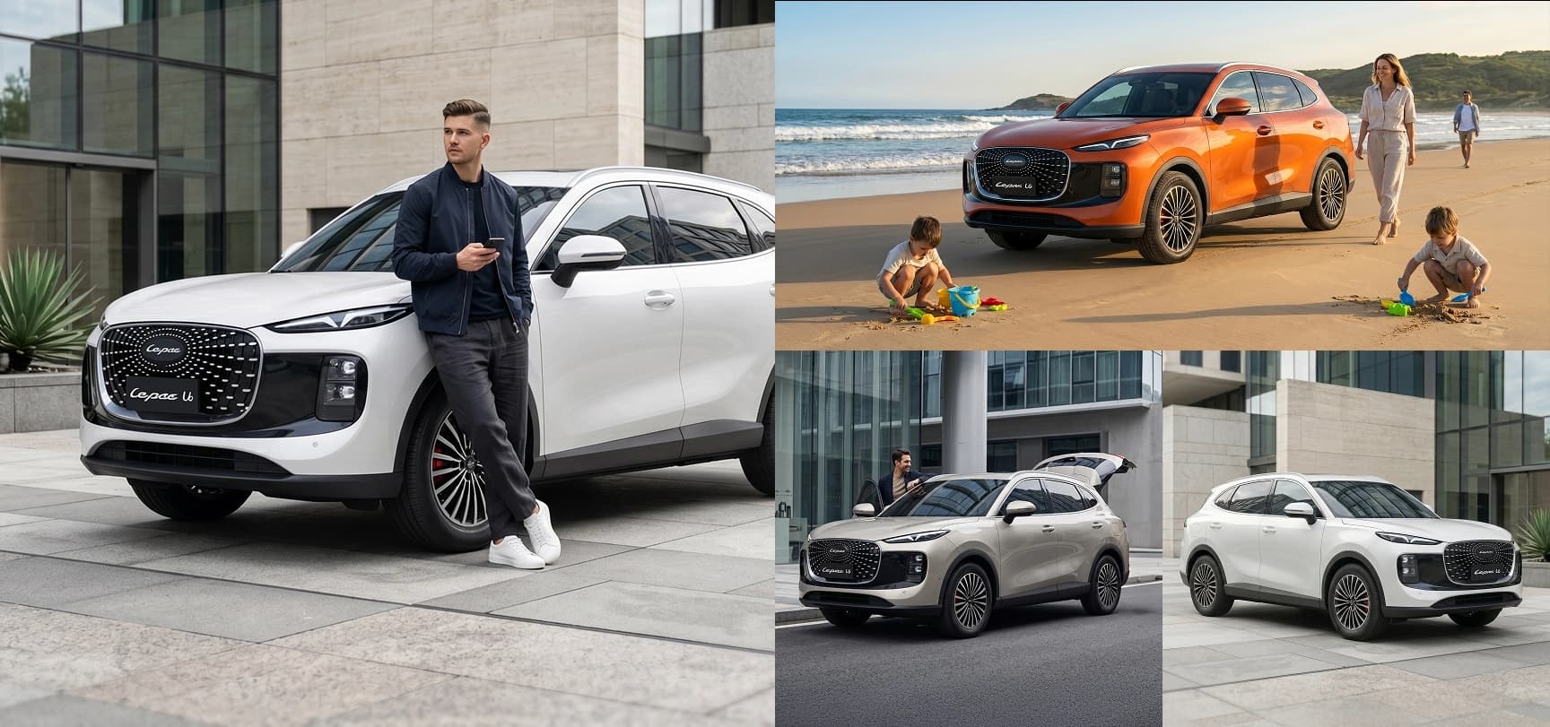 Lepas L6 smart SUV in everyday driving and lifestyle scenes